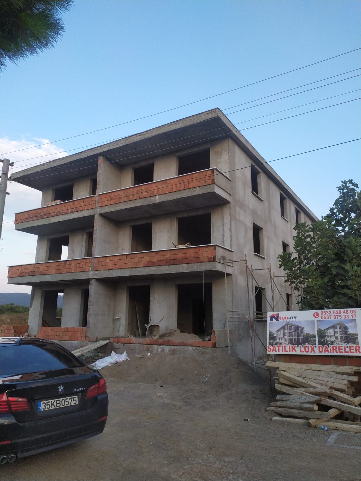 NURAY İNŞAAT ATICI APARTMANI KABASI TAMAMLANDI